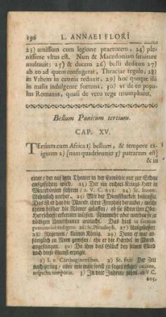 Bellum Punicum tertium Cap. XV