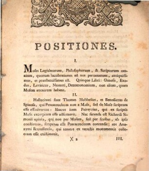 Positiones ex institutionibus Sacrae Scripturae, de auctoribus et argumentis sacrorum librorum