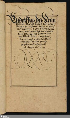 Ludolffus der Neunzehende Bischoff [Ludolf von Mihla]