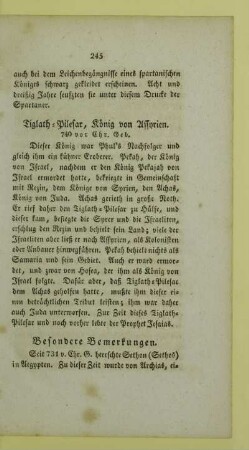 Tiglath-Pilesar, König von Assyrien