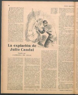 La expiación de Julio Candal : Cuento por Alfredo de Leon