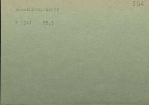 Bechthold, Adolf
