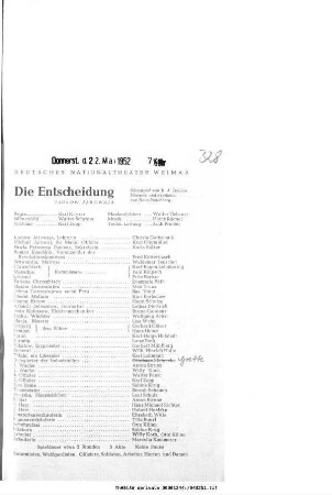 Die Entscheidung Ljubow Jarowaja