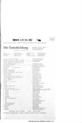 Die Entscheidung Ljubow Jarowaja