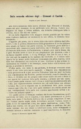 Sulla seconda edizione degli *Elementi di Euclide*