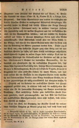 Wörterbuch der lateinischen Sprache nach historisch-genetischen Principien, mit steter Berücksichtigung der Grammatik, Synonymik und Alterthumskunde : nebst mehreren Beilagen linguistischen und archäologischen Inhalts, 1. A - C