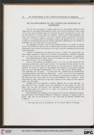 3.Ser. 5.1925: De gildekannen in het stedelijk museum te Nijmegen