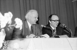 Freiburg: Kolpingsaal; Podiumsgespräch Prof. Weizsäcker, [?]