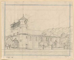 Fischer, Theodor; Gauting / Starnberg (Bayern); Ev. Christuskirche - Perspektive