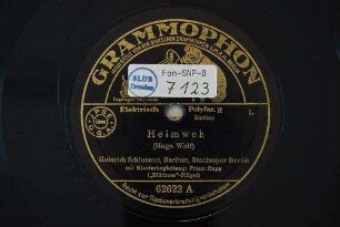 Heimweh / (Hugo Wolf)