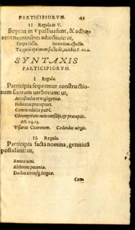 Syntaxis Participiorum.