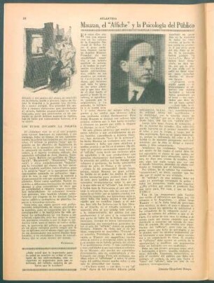 Mauzan, el "Affiche" y la psicología del público