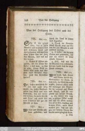 Von der Heiligung des Leides und der Seele.