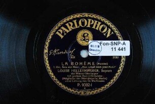 La Bohème : 1. Akt, Arie der Mimi: "Man nennt mich jetzt Mimi" / (Puccini)