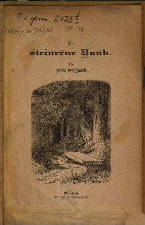 Die steinerne Bank