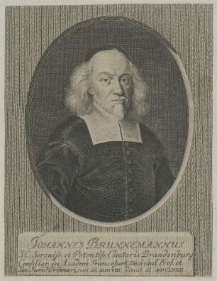 Bildnis des Johannes Brunnemannus