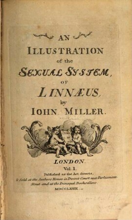 An Illustration of the Sexual System, Of Linnaeus, 1
