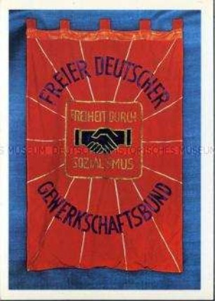 Erste Fahne des FDGB, 1946