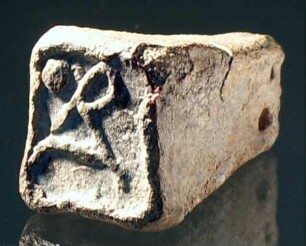 Bleigewicht mit Ligatur auf der Unterseite