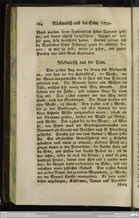 Rückmarsch aus der Crim
