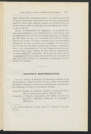 Apéndice bibliográfico