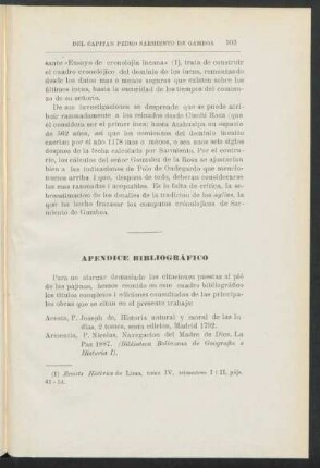 Apéndice bibliográfico