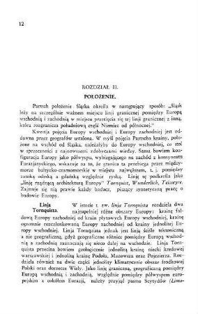 Rozdział II. Polożenie