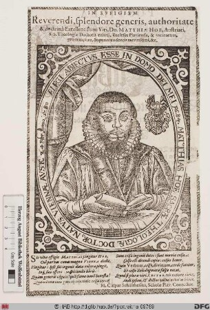 Bildnis Matthias Hoë von Hoënegg