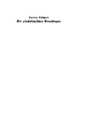Titelblatt 2. Abschnitt