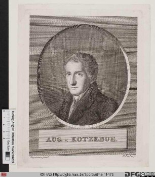 Bildnis August (Friedrich Ferdinand) Kotzebue (1785 von)