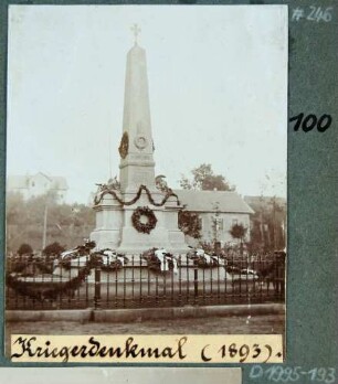 Kriegerdenkmal (Siegesdenkmal) in Plauen bei Dresden