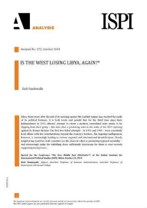 Is the west losing Libya, again?