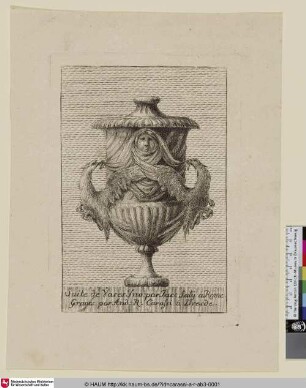 [Vase mit aus Adlern geformten Griffen]