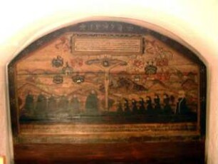 Langhaus Innen - Abendmahl von 1570 Ölmalerei auf Holz