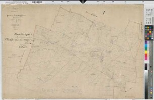Merklinghausen (Erwitte), Zusammenlegung Merklinghausen-Wiggeringhausen, Bl. 1 Brouillonkarte I Flur 3