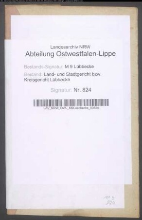 Erblasser: Löwenstein, Marcus; Erblasser: Löwenstein, Friederike, geb. Brandt: