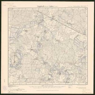 Meßtischblatt 23.(2690) : Lippitsch (Sächs.) - Lohsa (Preuß.), 1923 : Lippitsch (Sächs.) - Lohsa (Preuß.). - Aufgen. 1901, hrsg. 1906, bericht. 1923. - 1:25000. - Leipzig, 1923. - 1 Kt.