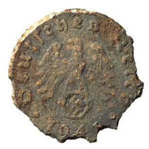 Fundmünze, 5 Reichspfennig, 1941