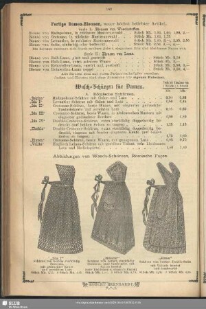 Wasch-Schürzen für Damen