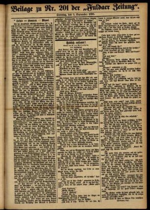 Zweite Ausgabe vom Sonntag, den 03. September 1893.