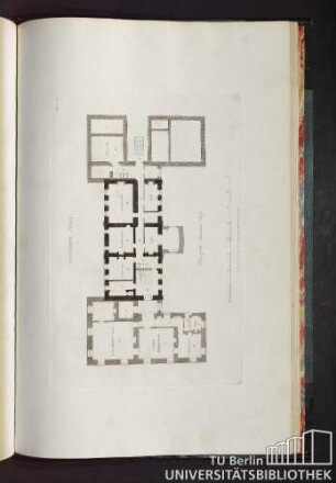 Plate 32. Mulgrave Hall. Plan of the Basement Story.