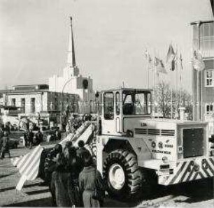Landmaschinen-Ausstellung auf der Leipziger Frühjahrsmesse