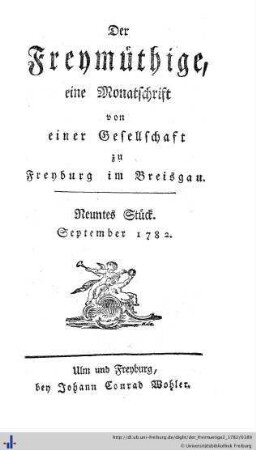 Neuntes Stück.