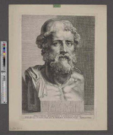 Demosthenes Demosthenis F. Atheniensis Orator : Ex marmore antiquo