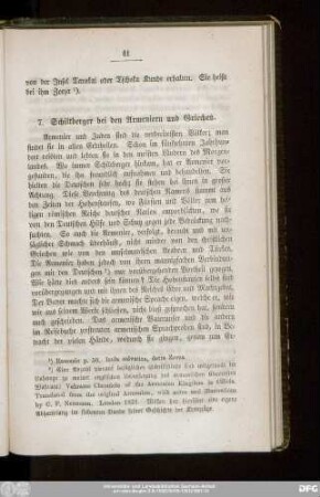 7. Schiltberger bei den Armeniern und Griechen.