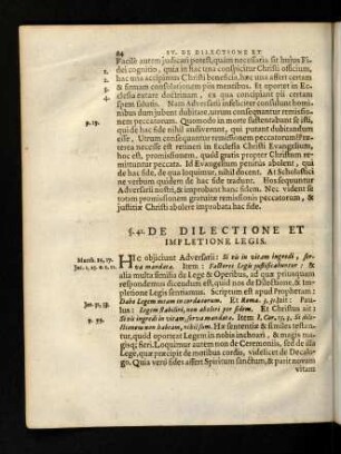 84-95, De Dilectione Et Impetione Legis.