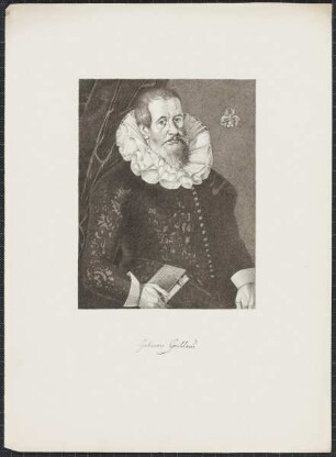 Icones Professorum Marpurgensium — Bildnis des Johannes Goeddaeus d. Ä. (1555-1632)