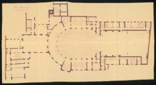 Deutsches Theater, München: Grundriss 1:100