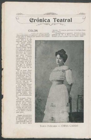 Crónica teatral