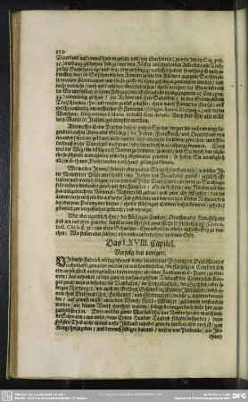 Das LXVIII. Capitel. Verfolg des vorigen
